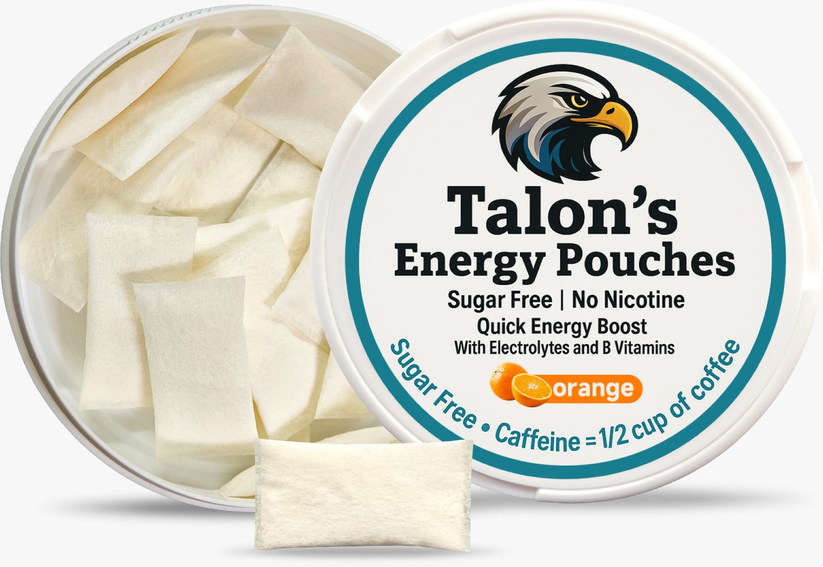 Talon: Precision Energy + Focus Caffeine Pouches(Nicotine Free)